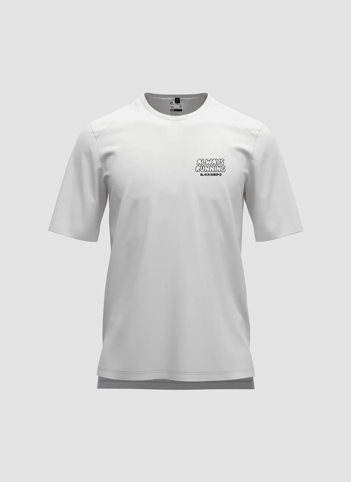 Black Sheep Shirts And Singlets | Men's ActiveCotton Tee - White Always Running WhiteAlwaysRunning