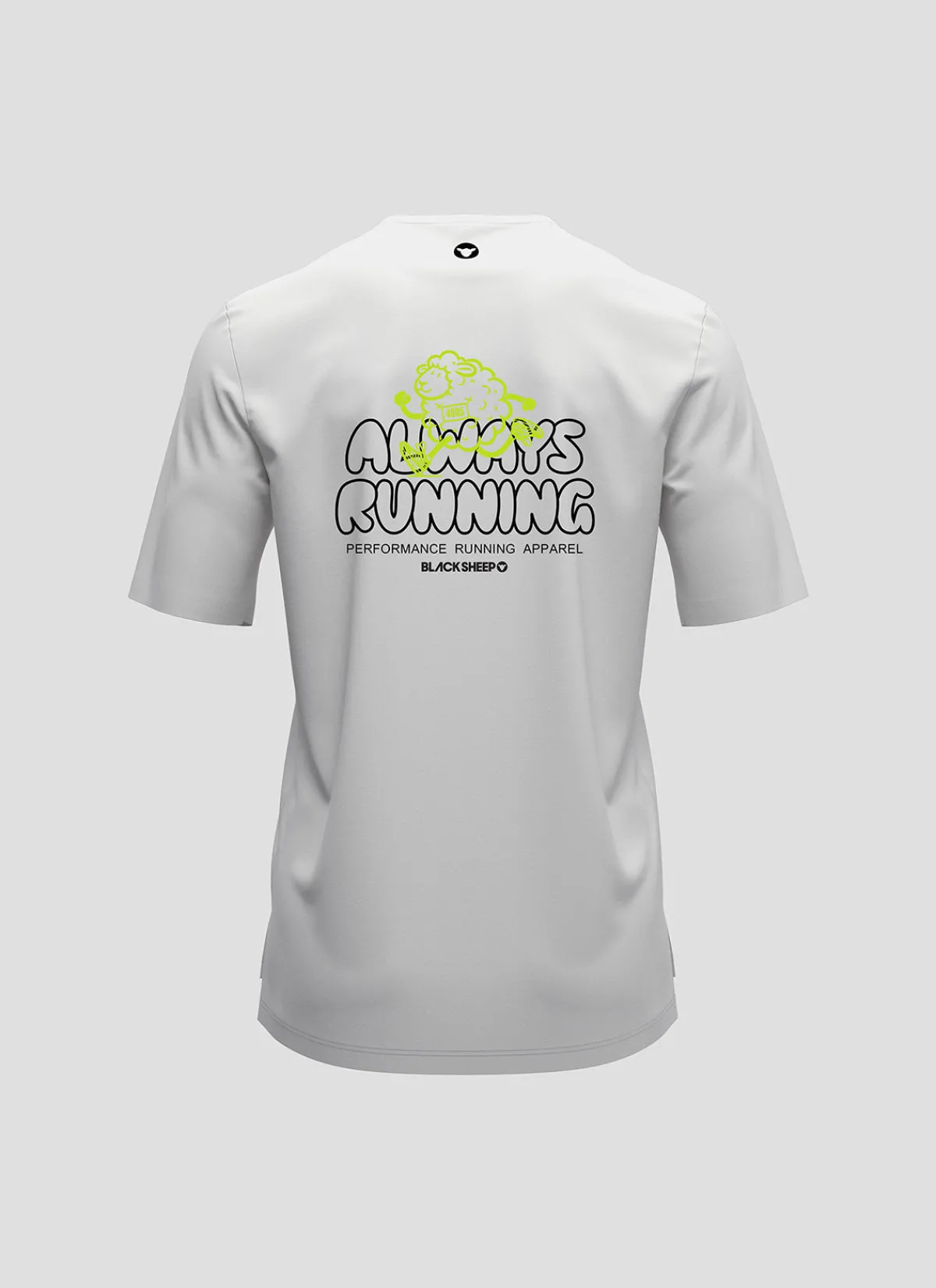 Black Sheep Shirts And Singlets | Men's ActiveCotton Tee - White Always Running WhiteAlwaysRunning