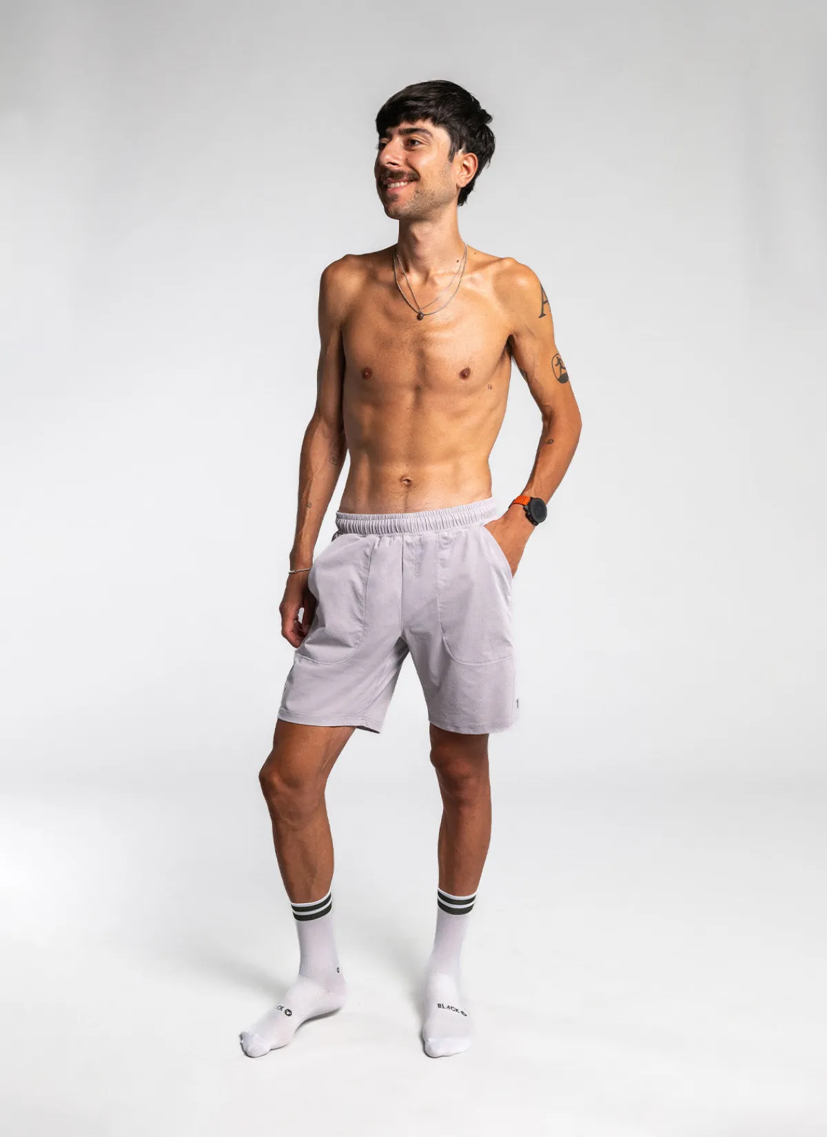 Black Sheep Sportswear | Men's Flex 9" Gym Short - Grey