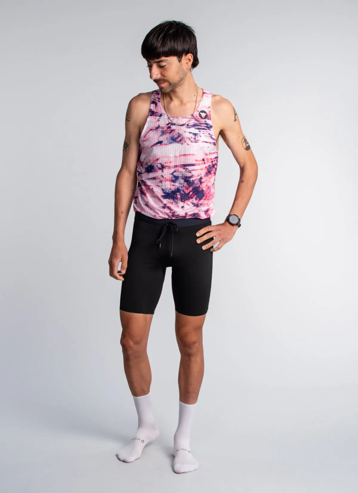 mens_fly_half_tights__black_2.webp Black Sheep Shorts | Men's Fly Half Tights - Black