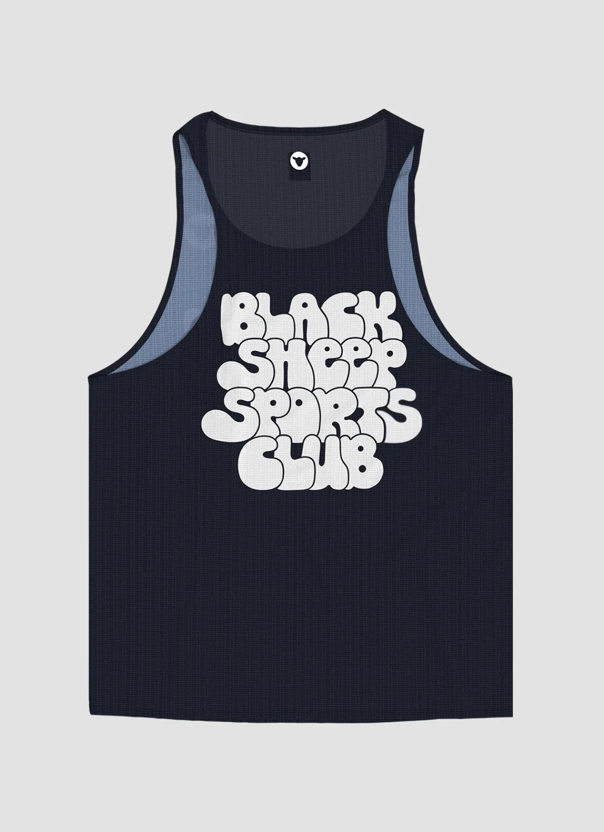 mens_fly_singlet__sports_club_midnight_3.webp Black Sheep Shirts And Singlets | Men's Fly Singlet - Sports Club Midnight SportsClubMidnight