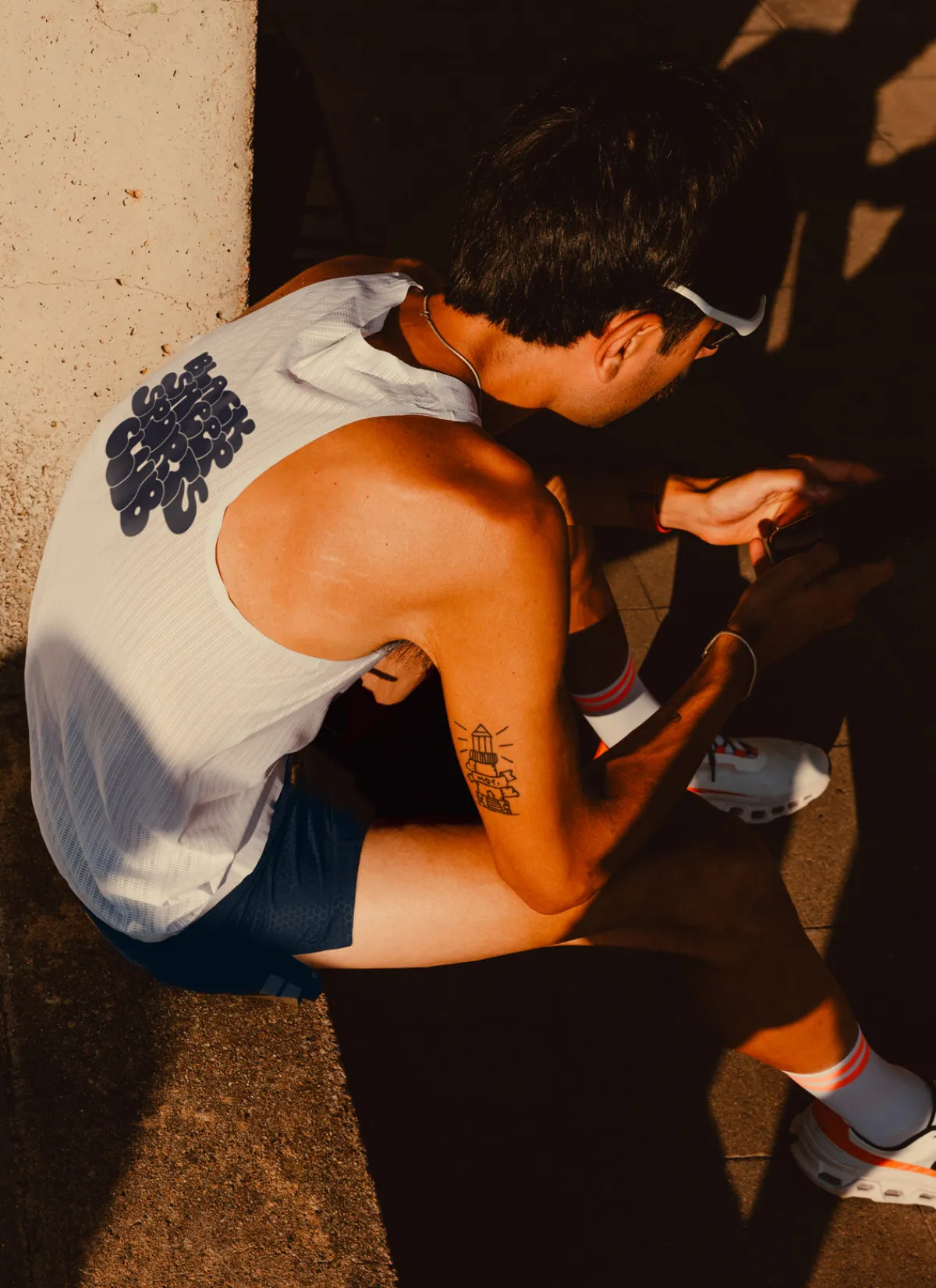 mens_fly_singlet__sports_club_white_2.webp Black Sheep Shirts And Singlets | Men's Fly Singlet - Sports Club White SportsClubWhite