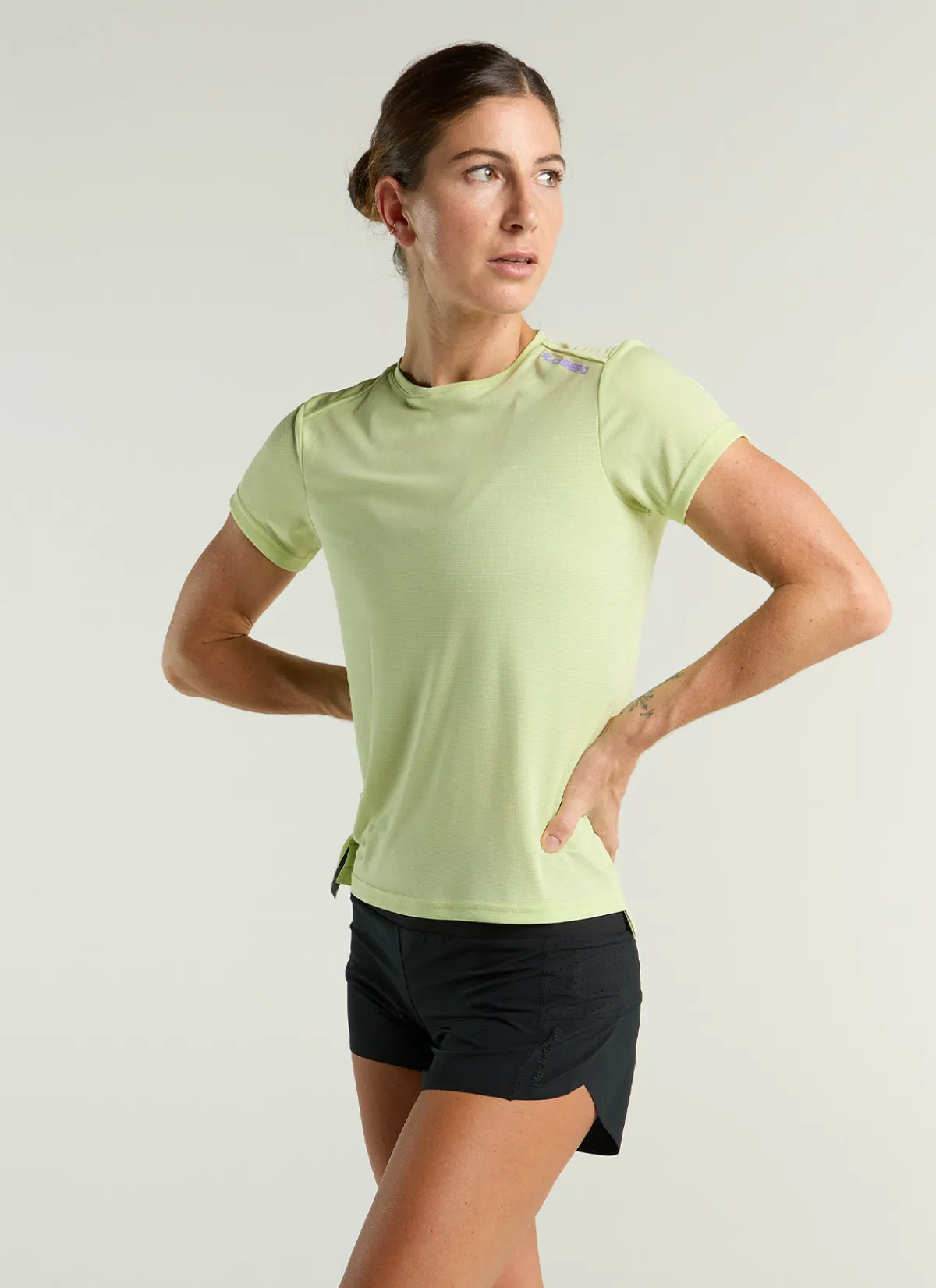 womens_dry_ss_tee__shadow_lime_2.webp Black Sheep Shirts And Singlets | Women's Dry SS Tee - Shadow Lime ShadowLime