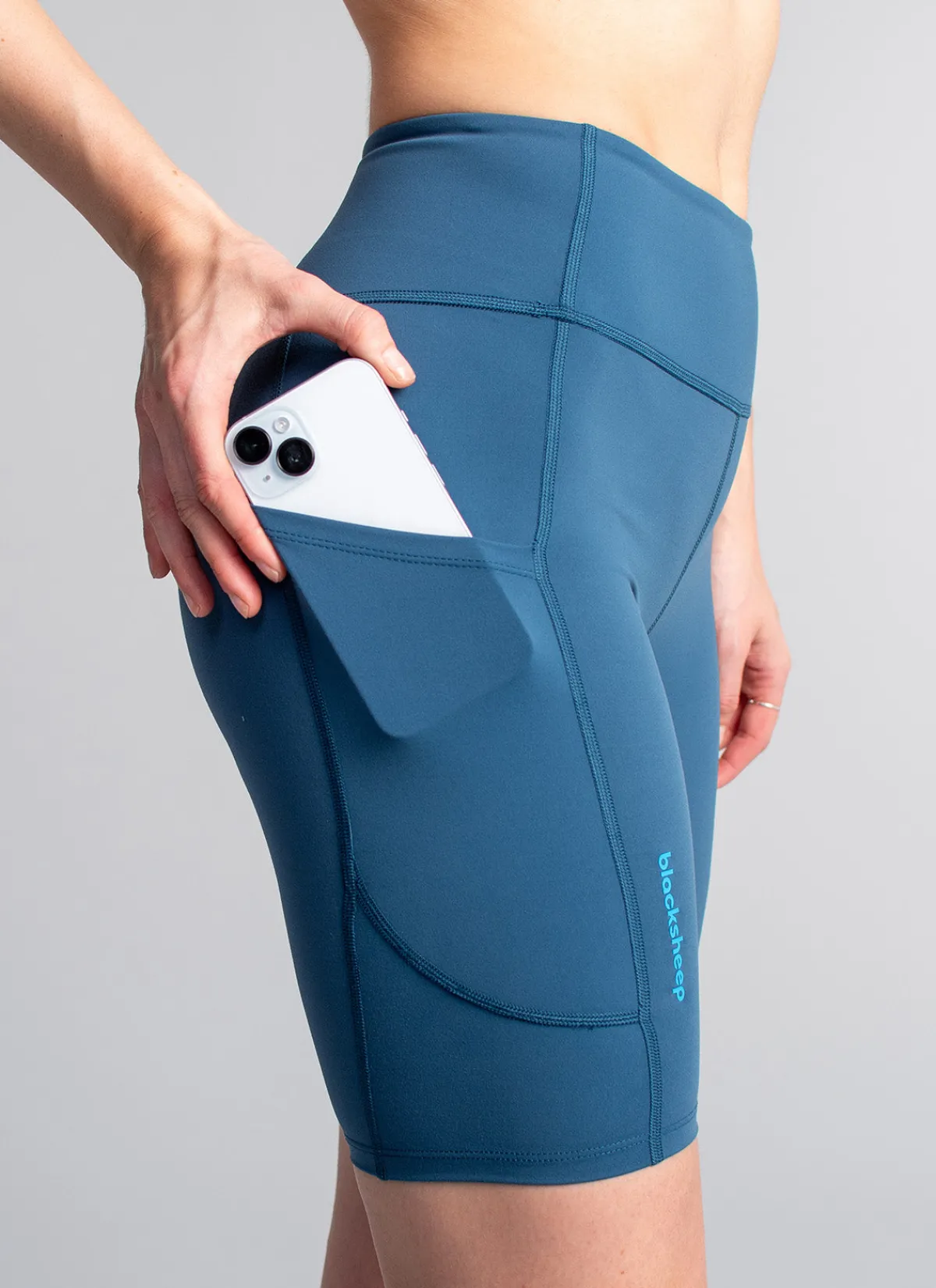 womens_flex_half_tights__key_largo_2.webp Black Sheep Sportswear | Shorts & Tights | Women's Flex Half Tights - Key Largo KeyLargo