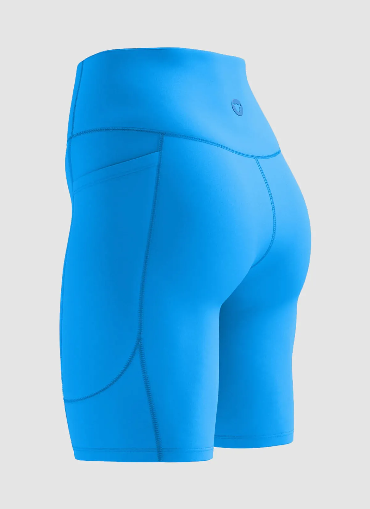 womens_flex_half_tights__victoria_blue_4.webp Black Sheep Sportswear | Shorts & Tights | Women's Flex Half Tights - Victoria Blue VictoriaBlue