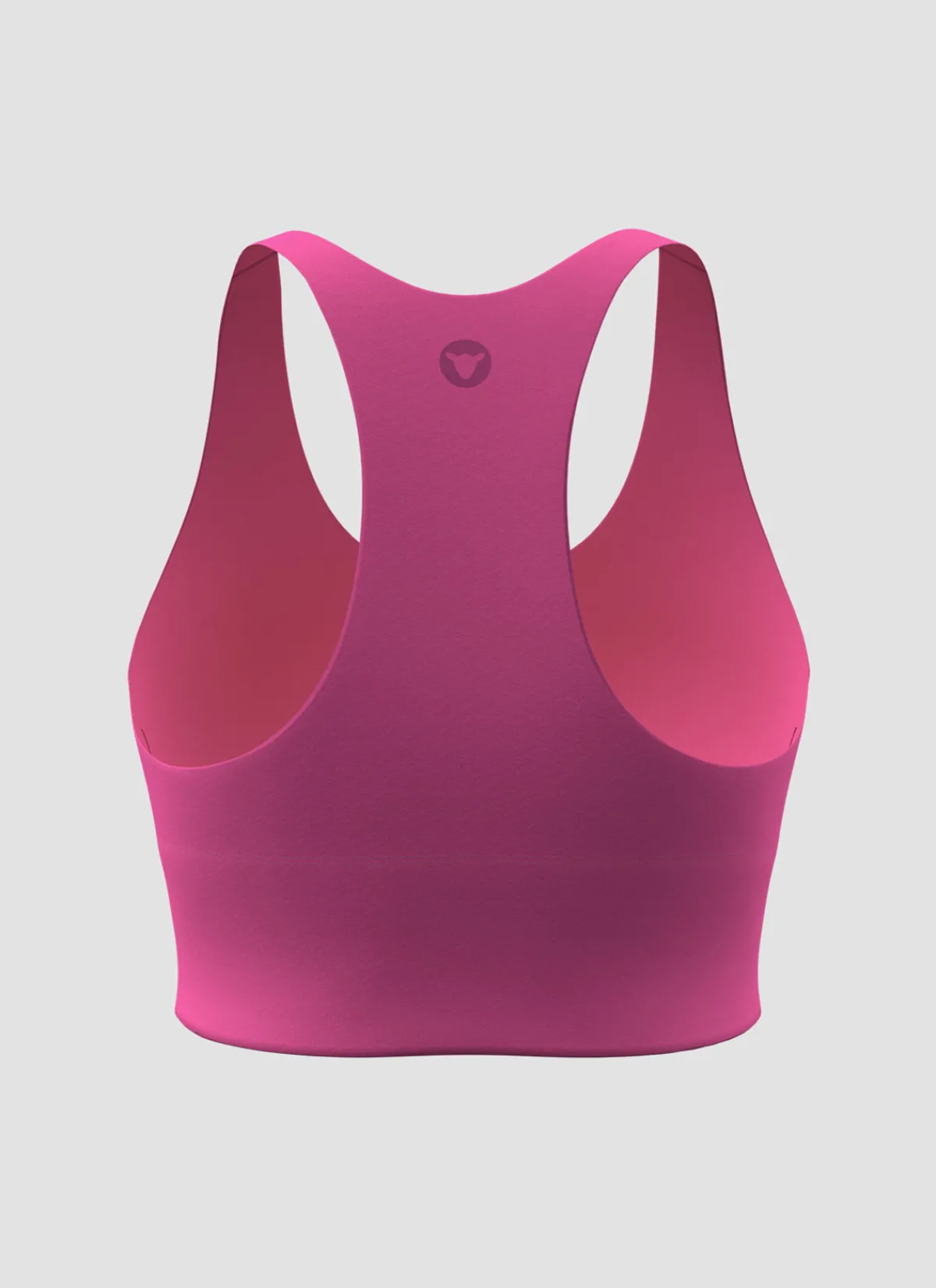 womens_long_line_padded_crop__hot_pink_4.webp Black Sheep Sportswear | Shirts And Singlets | Women's Long Line Padded Crop - Hot Pink HotPink