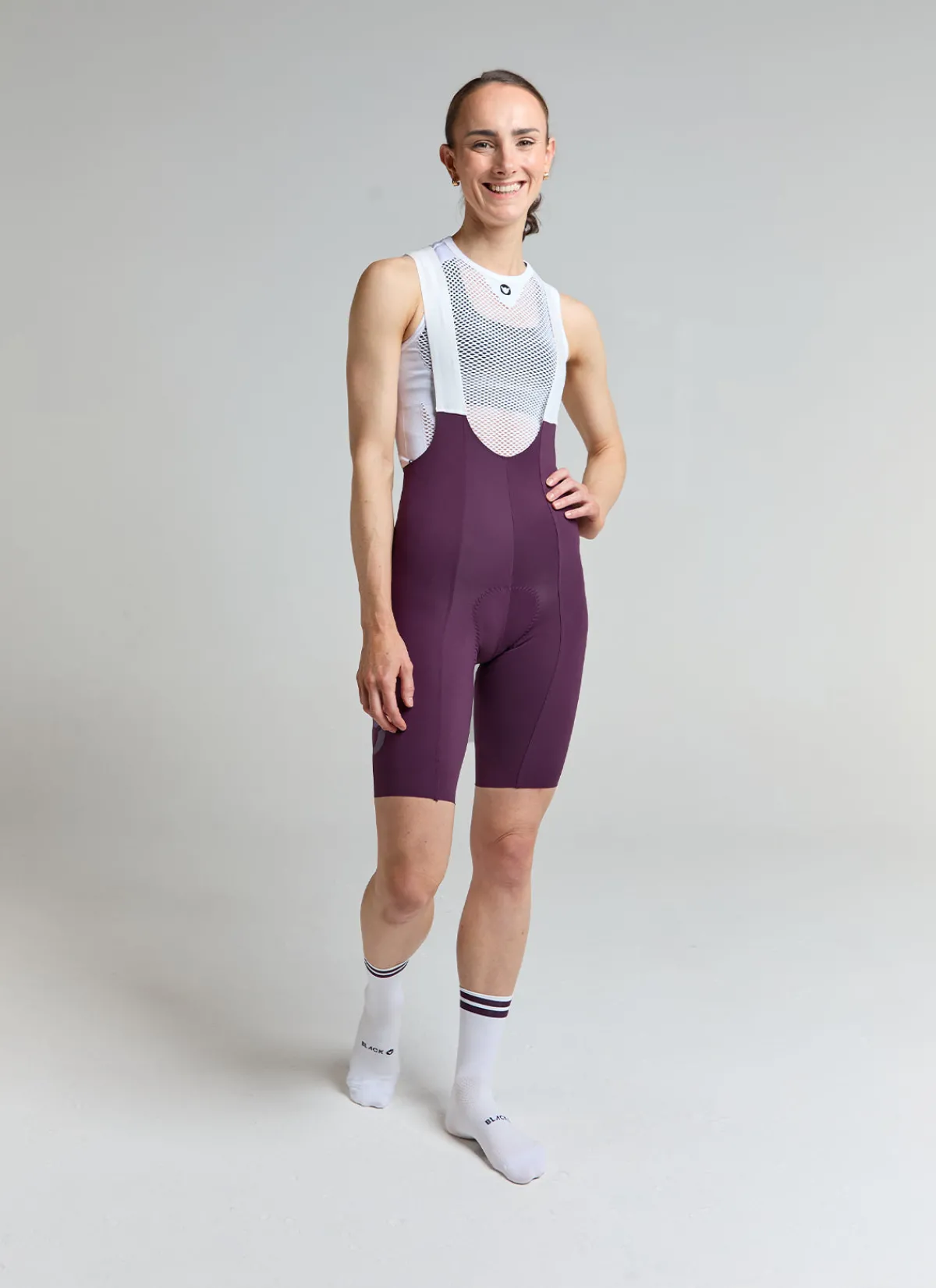 Black Sheep Shorts & Tights | Bibs | Women's Team 10'' Bib - Blackberry Wine BlackberryWine