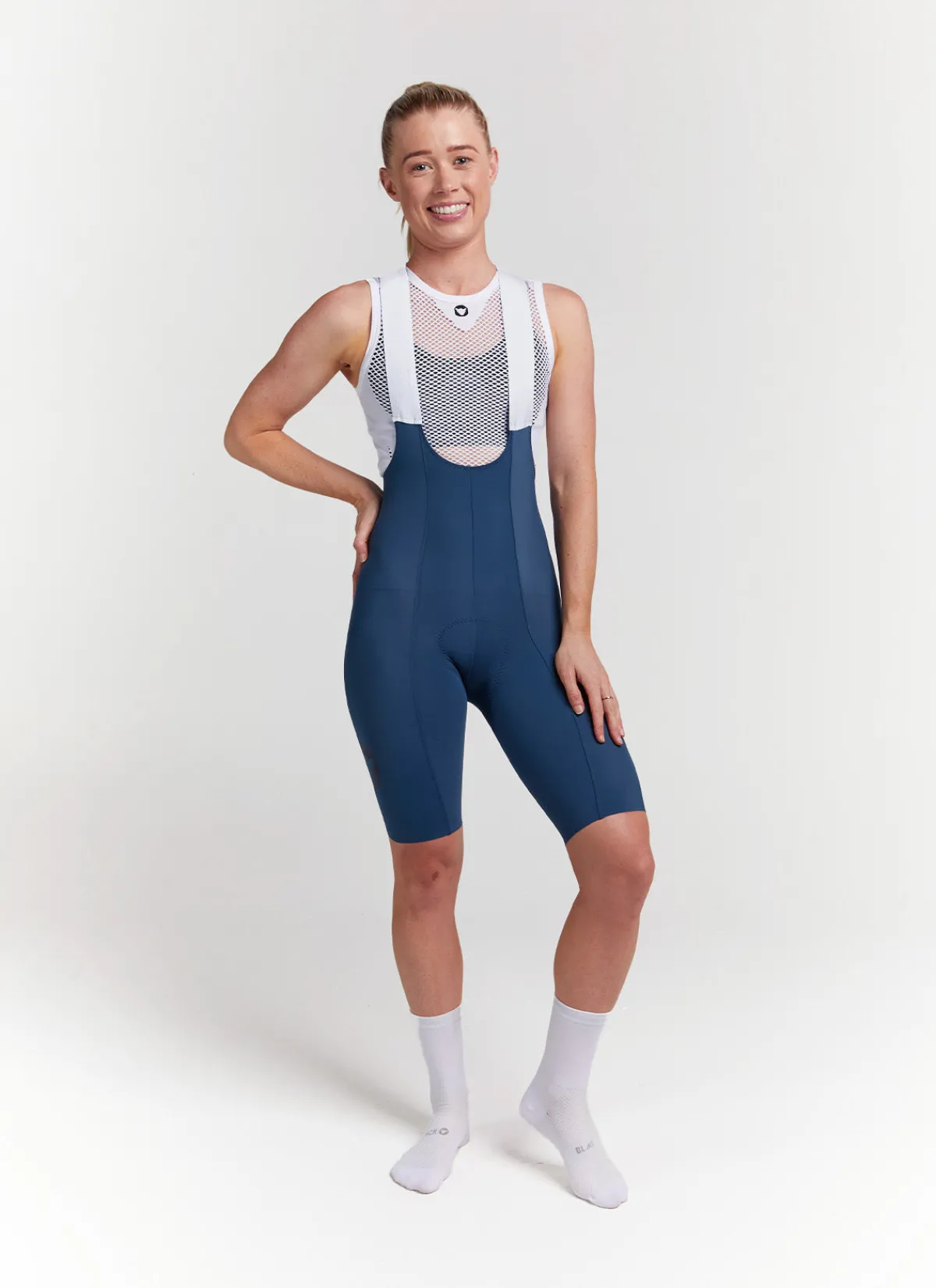 Black Sheep Shorts & Tights | Bibs | Women's Team 10'' Bib - Indigo Blue IndigoBlue