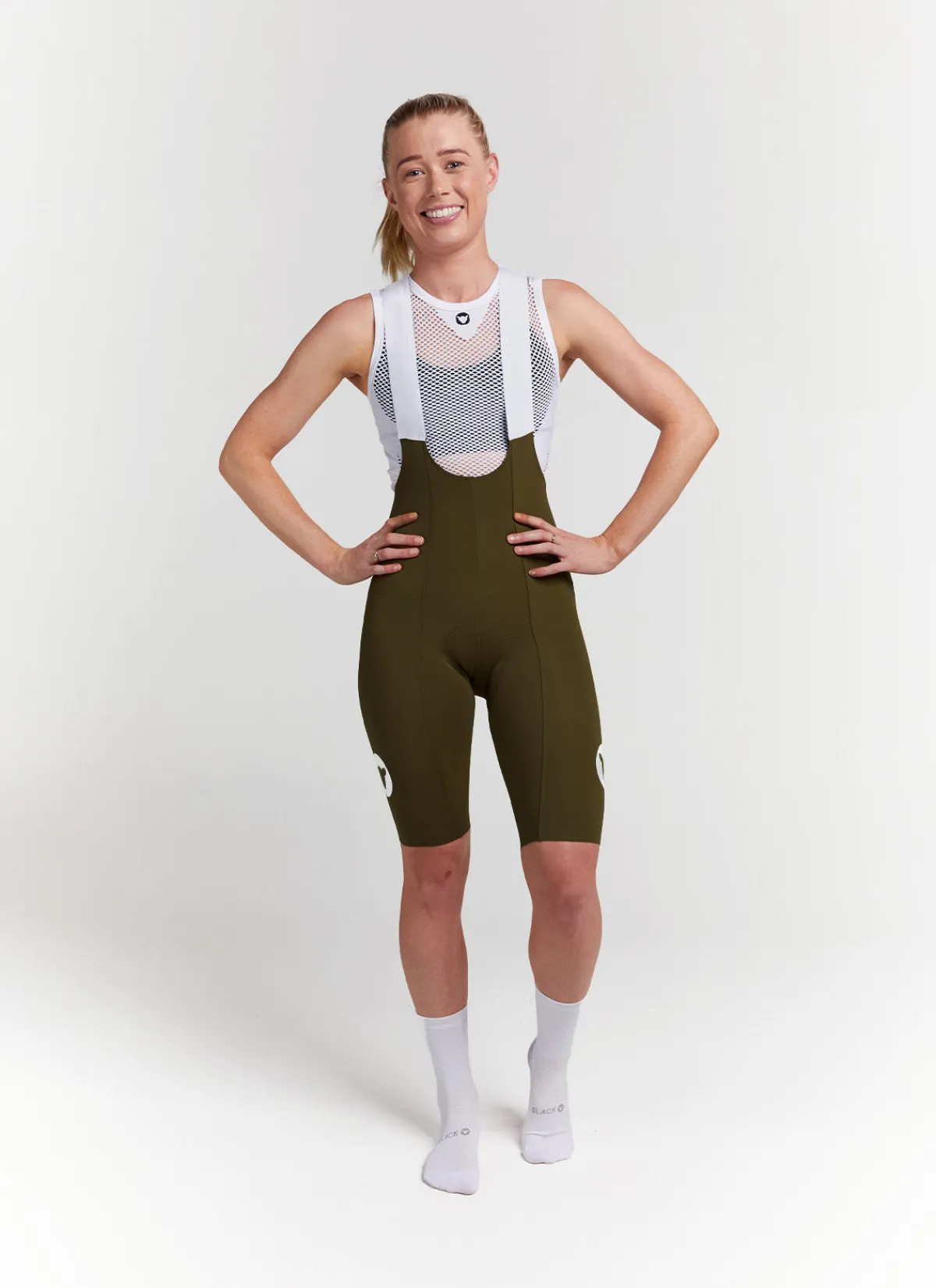 Black Sheep Shorts & Tights | Bibs | Women's Team 10'' Bib - Military Olive MilitaryOlive