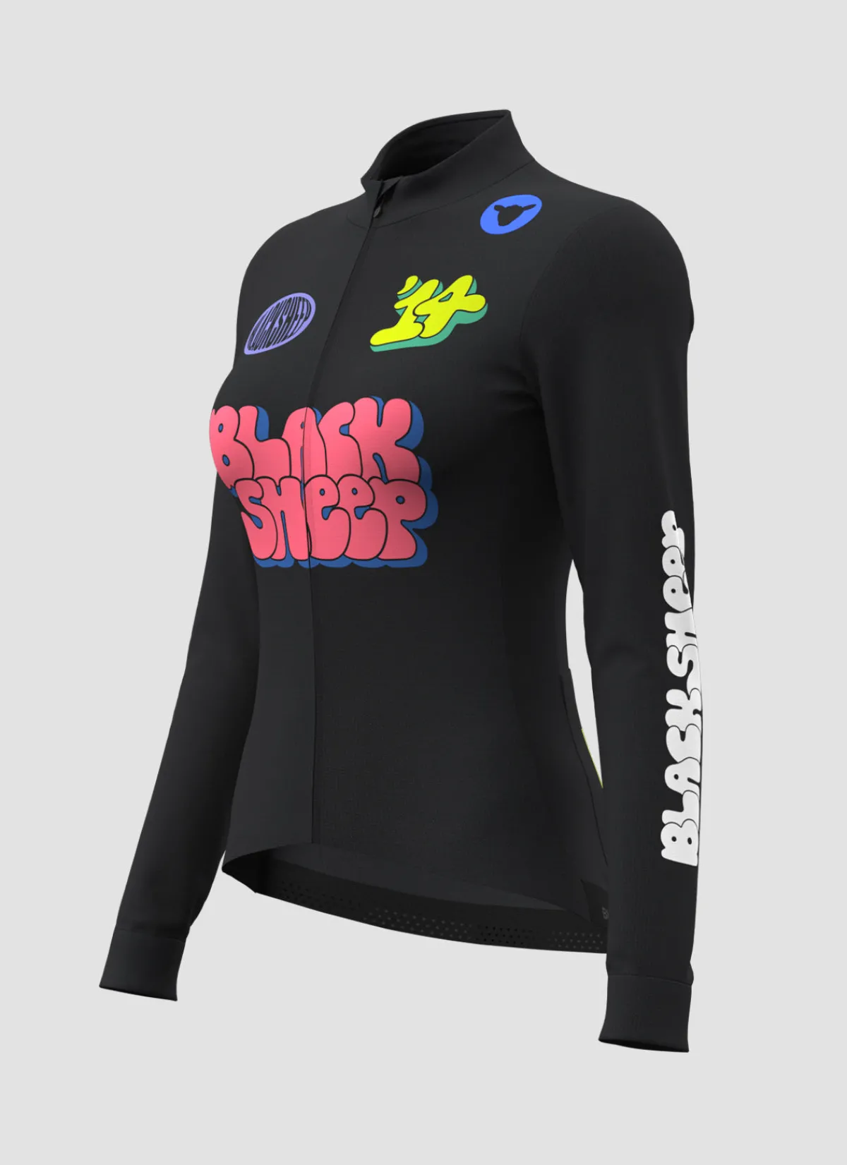 womens_thermodream_jersey__anniversary_black_3.webp Black Sheep Jerseys | Women's ThermoDream Jersey - Anniversary Black AnniversaryBlack