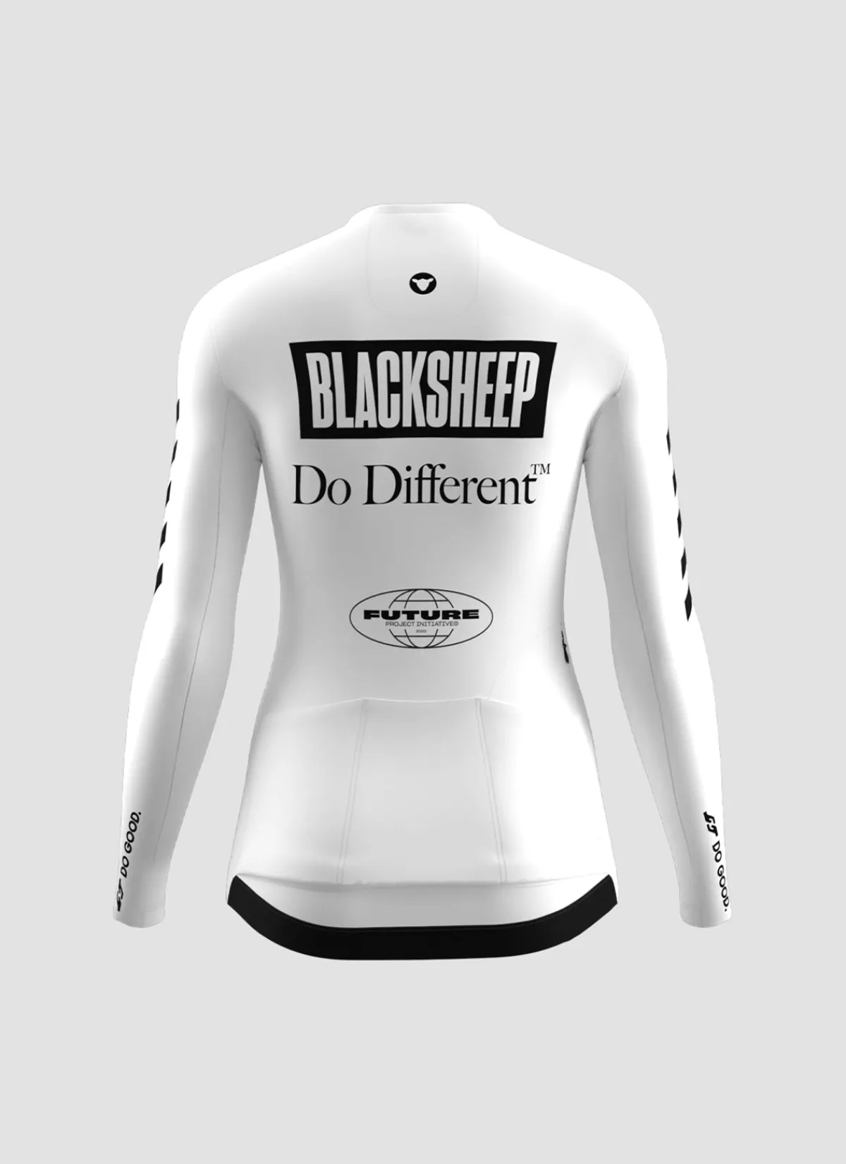 Black Sheep Jerseys | Women's WMN Luxlite LS Jersey - Future Mono White FutureMonoWhite
